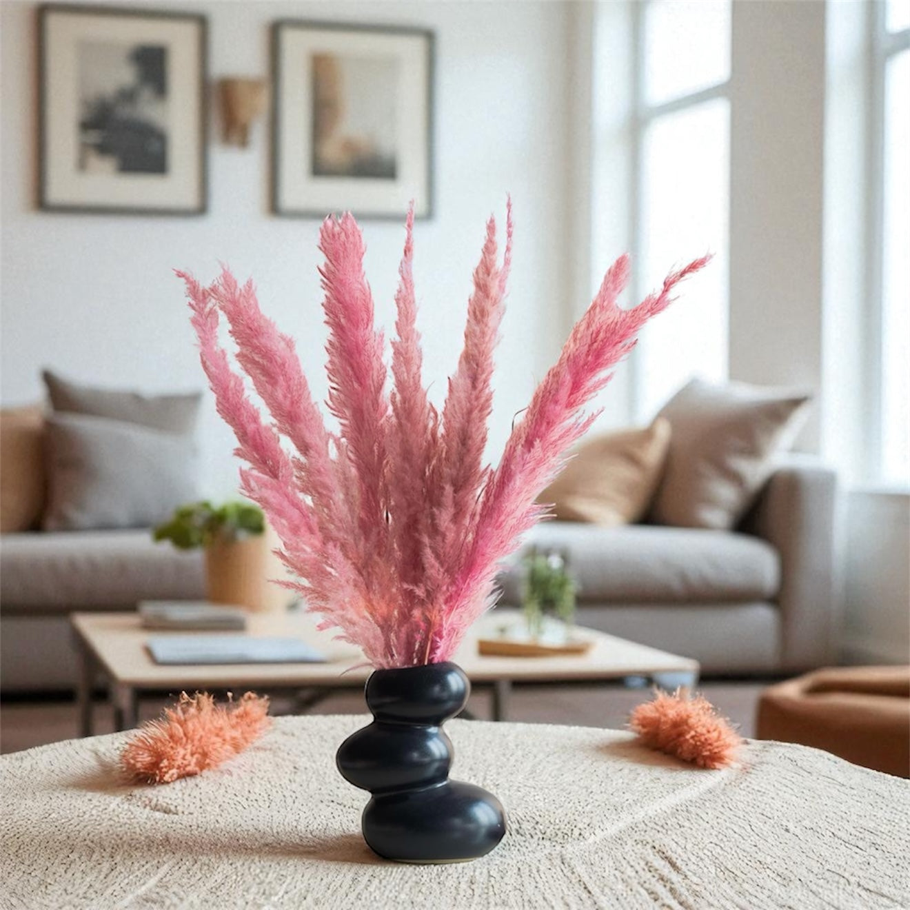 Nook and places Pampas Grass Onion Pink Colour (10 pcs)