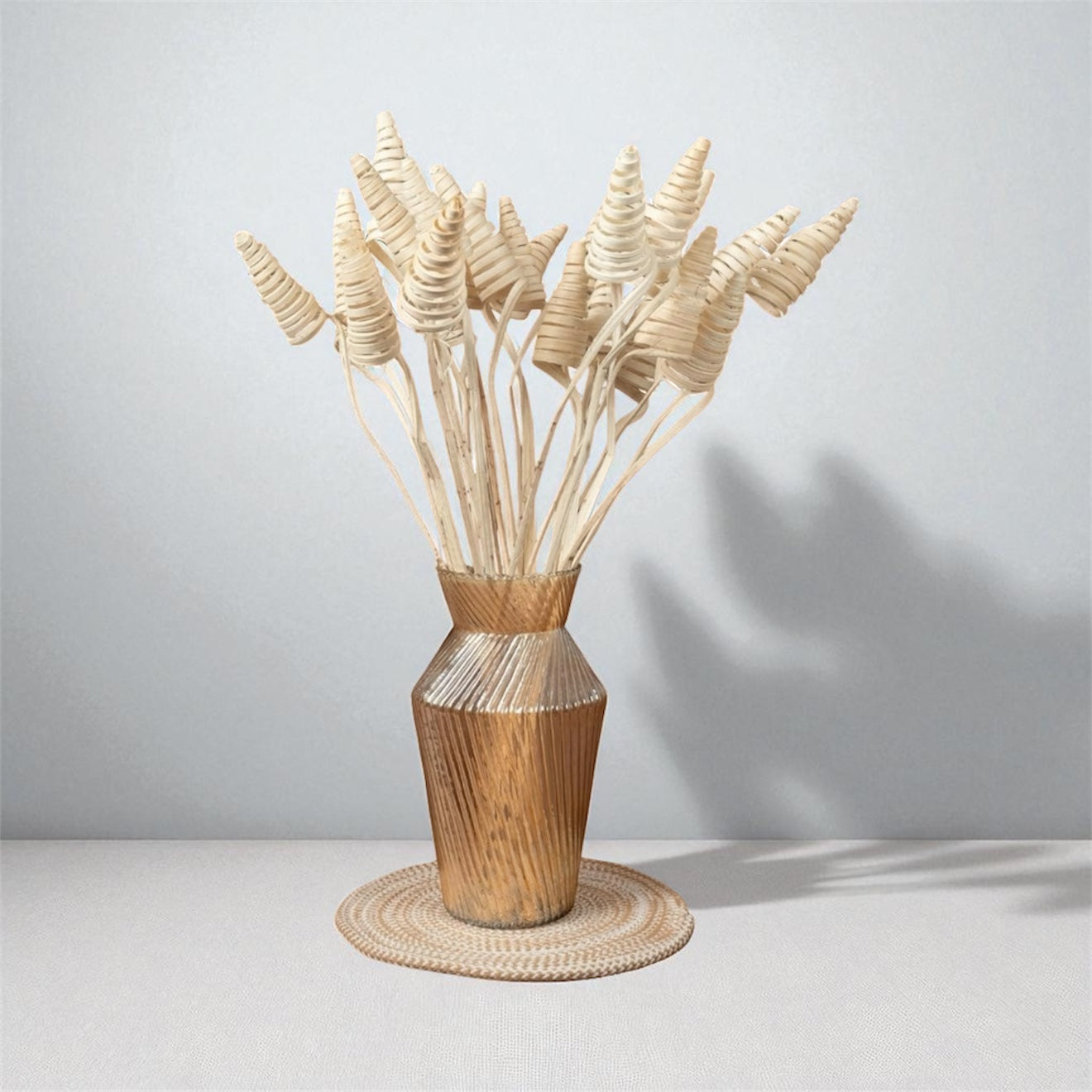 Nook and Places Dried Cane Cone Pods | Set of 20 Sticks